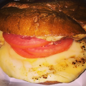 Gluten-free cheeseburger from Schnipper's Quality Kitchen